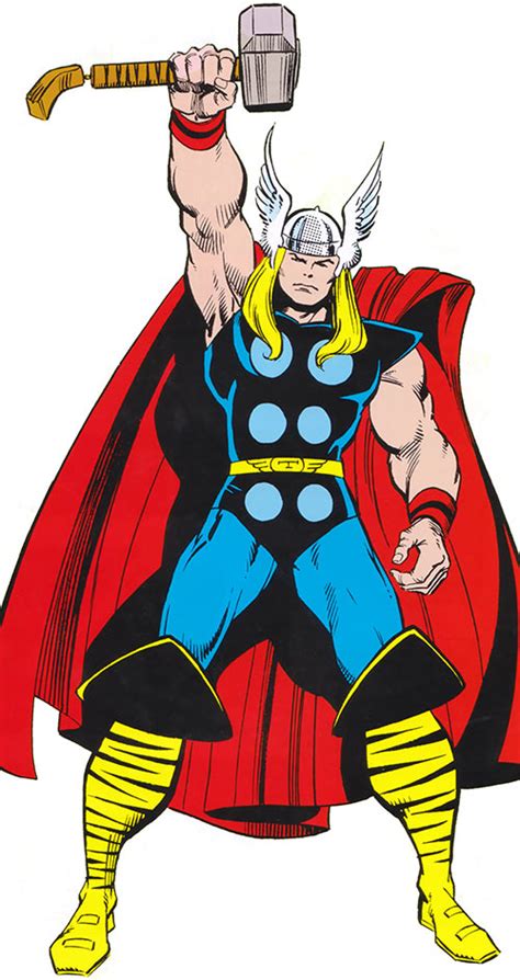 Thor Marvel Comics Avengers Simonson Era Thunder God Thor