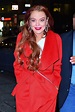Lindsay Lohan - Arriving at the Magic Hour Rooftop Party in NYC 01/07 ...