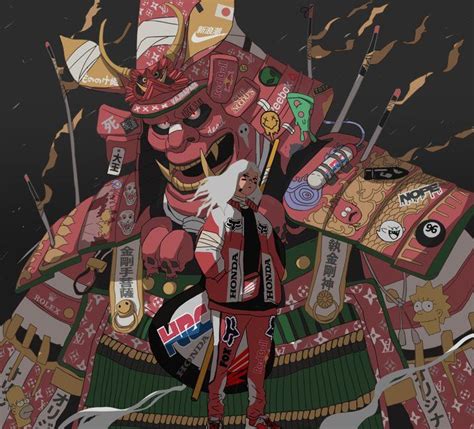Nass On Twitter Samurai Artwork Character Design Inspiration Samurai Art