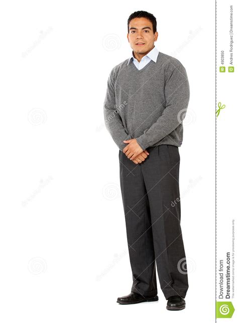 Business man standing stock photo. Image of cheerful ...