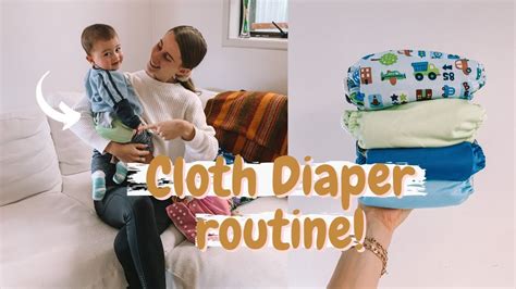 Cloth Diaper Routine How To Cleandry And Prepare New Diapers Youtube