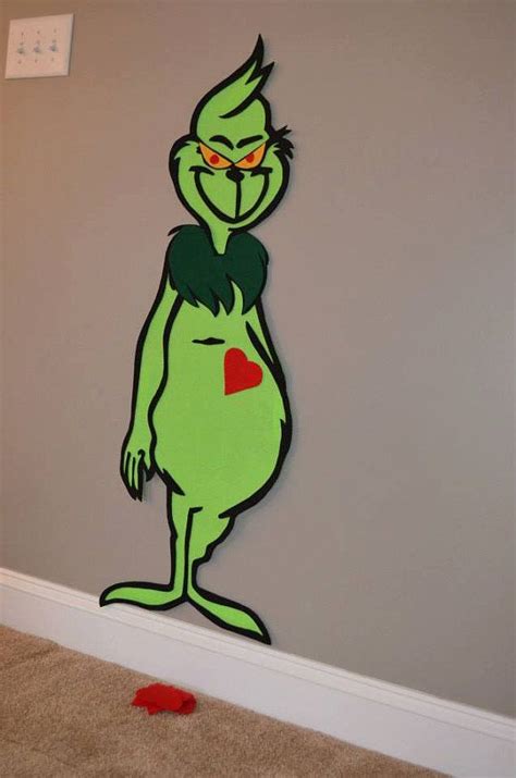 How The Grinch Stole Christmas Pin The Heart On The Grinch Etsy