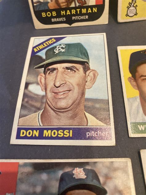 1956 1970 Topps Baseball~lot Of 10~hof~rookies~curt Flood~rocky