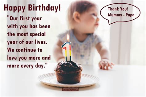 1st Birthday Wishes And Messages WishesMsg