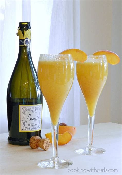 A Peach Bellini Is A Cocktail Made With Prosecco Sparkling Wine And White Peach Puree Prosecco