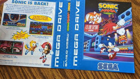Recently Purchased Sonic Mania Plus Was Missing The Reversible Insert