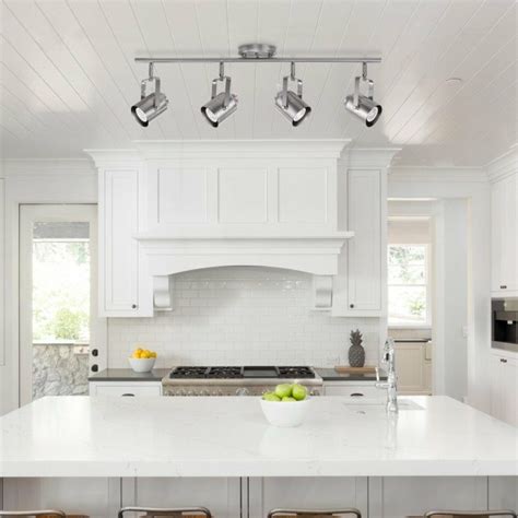 Kitchen light fixtures must be lighter than in other rooms in a house. Kitchen Track Bar Lighting Ceiling Light Strip Fixture Modern Hanging Island - Walmart.com ...