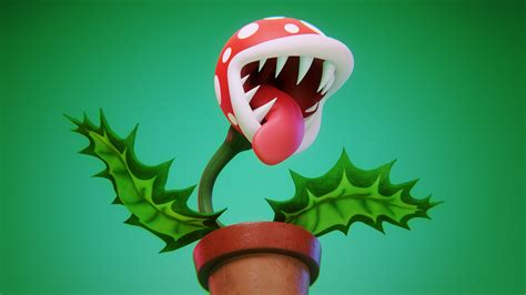 artstation piranha plant fan art