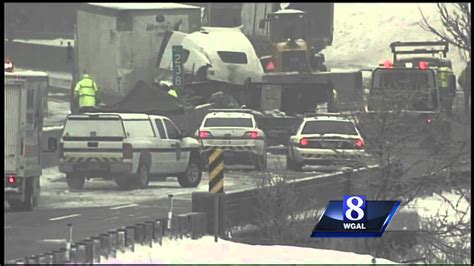 Three Tractor Trailers Involved In Fatal Turnpike Crash Youtube