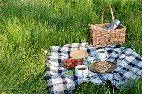 Picnic In The Park High Quality Food Images ~ Creative Market