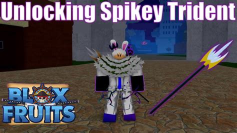 I Unlocked The Spikey Trident In Blox Fruits Youtube