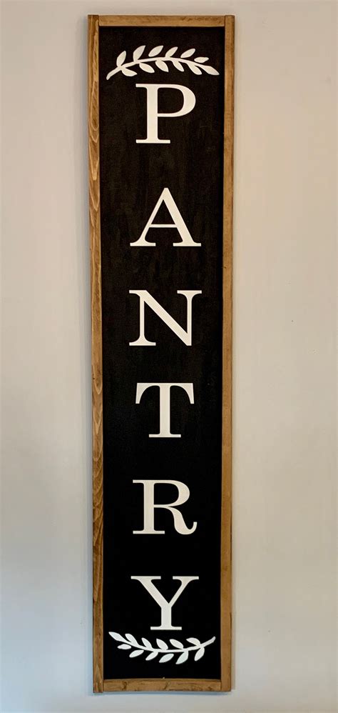 Pantry Sign Pantry Door Sign Farmhouse Pantry Sign Etsy Canada