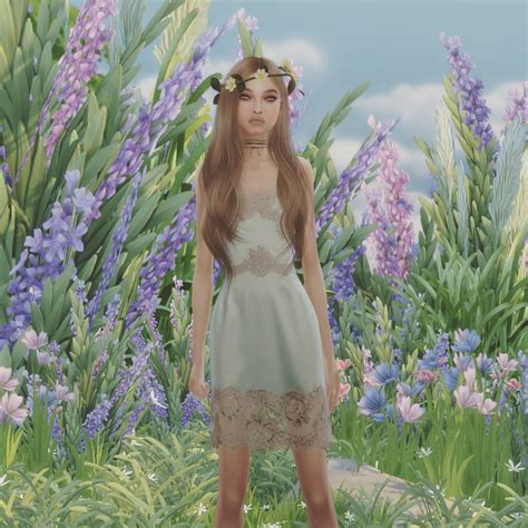 Moon Galaxy Sims Sims 4 Beautiful Girl Lookbook