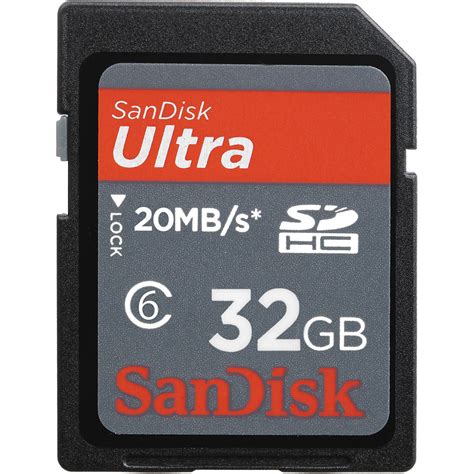 Sandisk 32gb Ultra Sdhc Memory Card Sdsdrh032g Bandh Photo Video