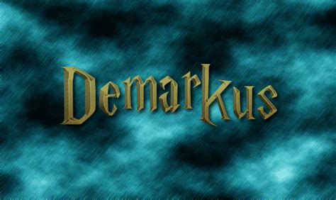 Demarkus Logo Herramienta De Diseño De Nombres Gratis De Flaming Text