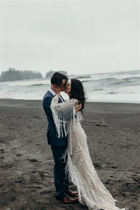 We offer you the option to have a simple and exclusive wedding just for two. Free-Spirited Rialto Beach Elopement on the Washington ...