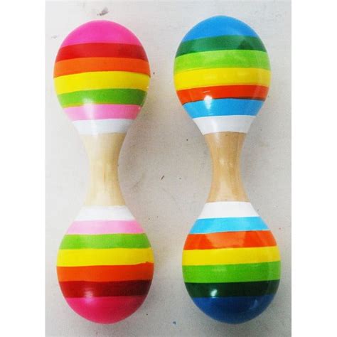 Toyslink Australia Mini Double Maracas Wooden Musical Toys The Creative Toy Shop