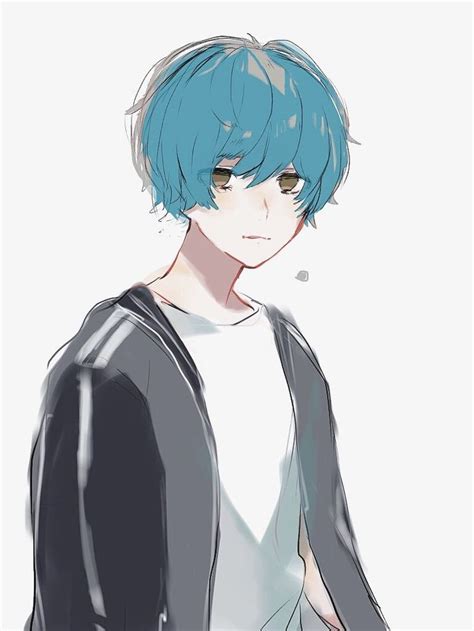 Pin By Mandi Zitzelberger On Anime Boys Blue Hair Anime Boy Aesthetic Anime Anime Blue Hair