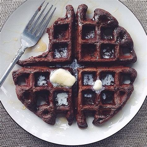 Dark Chocolate Waffles By Thefeedfeed Quick And Easy Recipe The Feedfeed