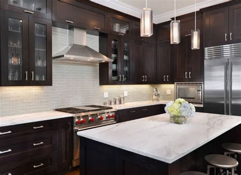 Kitchens With Dark Cabinets Kitchen Paint Colors With Dark Cabinets