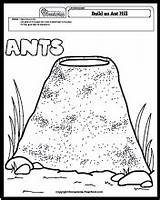 Ant Preschool Science Clipart Worksheets Hill Cliparts Coloring Homemade Clip Pages Worksheet Bugs Colouring Ants Library Choose Board Build sketch template