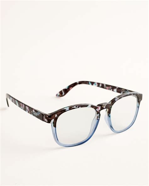 Faux Tortoiseshell Blue Reading Glasses Chico S