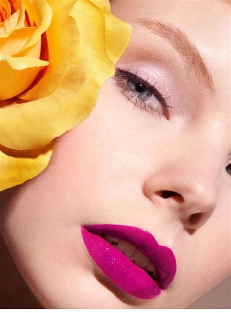 Get The Looks Fuchsia Lip Magenta Lip Bold Lipstick Makeup