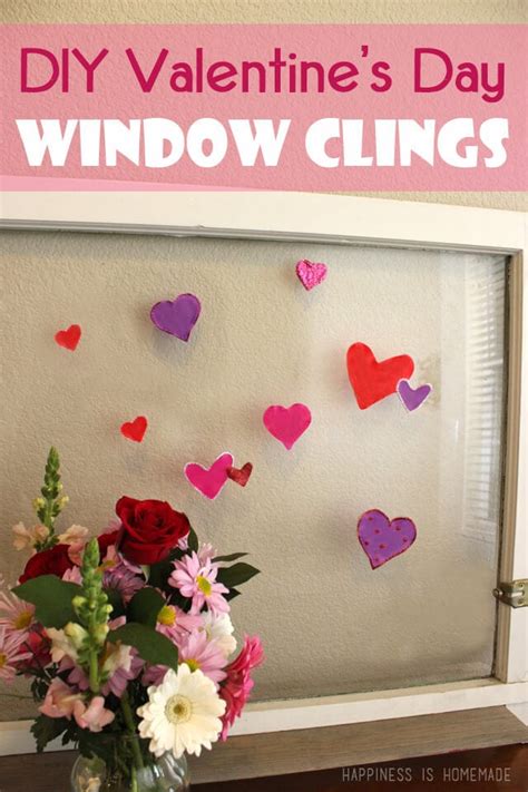 Window clings can be removed and relocated to a different spot but they will harden and become more difficult to remove in one piece if left on your. DIY Valentine's Day Window Clings - Happiness is Homemade