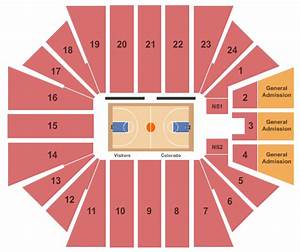 Cu Events Center Seating Chart Maps Boulder