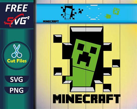 Minecraft Creeper Svg Free 3 Colors