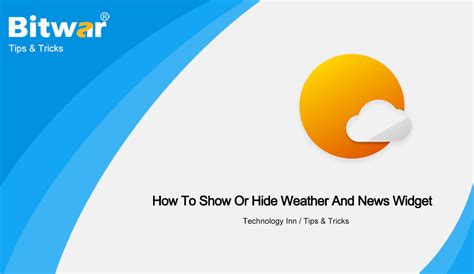How To Show Or Hide Weather And News Widget On Windows 10 Taskbar Vrogue