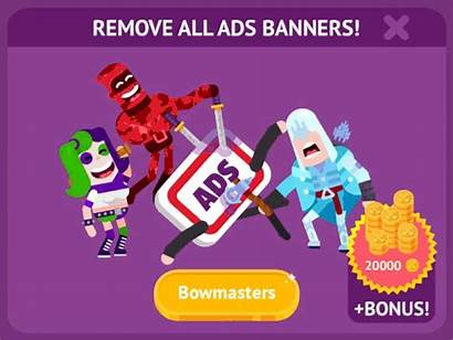 Bowmasters Remove Banners Characters Dribbble Behance