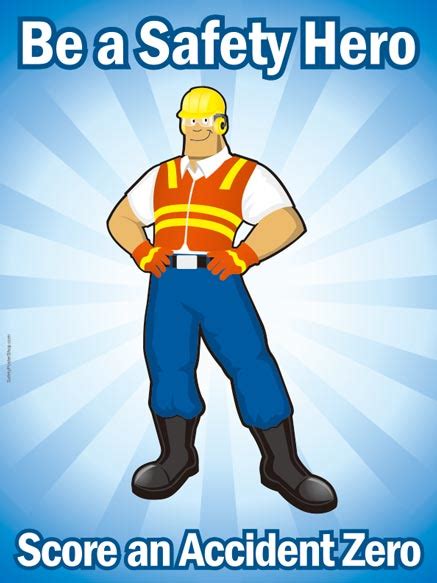 Be A Safety Hero Safety Poster Shop