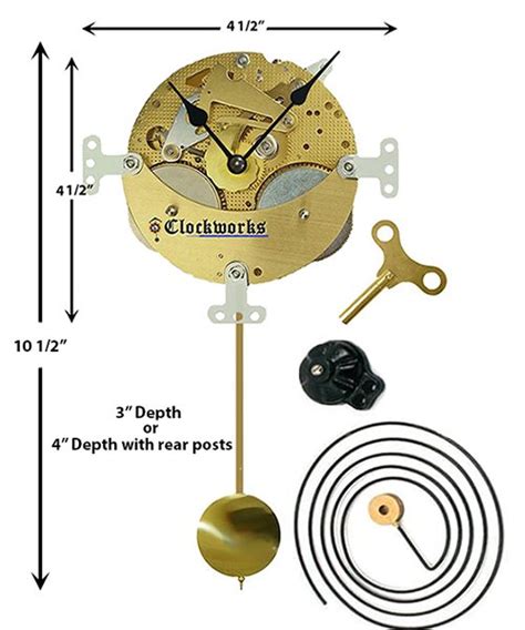 Mechanical Wall Clock Kit Wmkit02 1 800 381 7458 Clockworks Clockworks