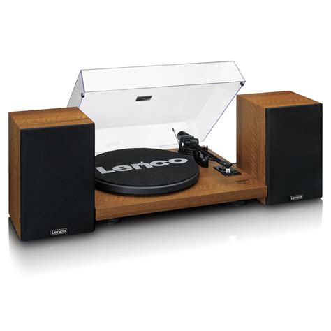 Lenco Record Player With Built In Amplifier And Bluetooth Plus 2