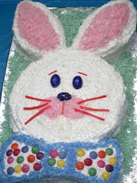 Bunny Cake The Easiest Cut Out Cake Youll Ever Make Bunny Cake
