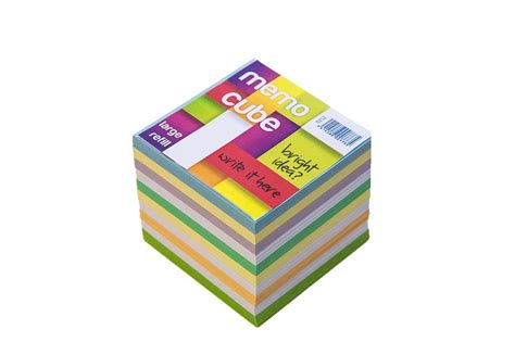 Buy Memo Cube Large Refill Assorted Colours At Mighty Ape Nz