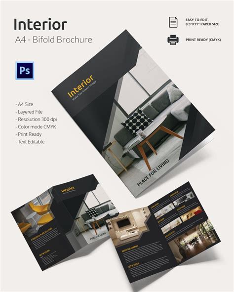 Interior Design Brochure 25 Free Psd Eps Indesign Format Download