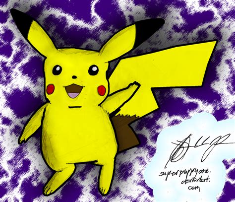 Pikachu Fan Art By Superpuppyone On Deviantart