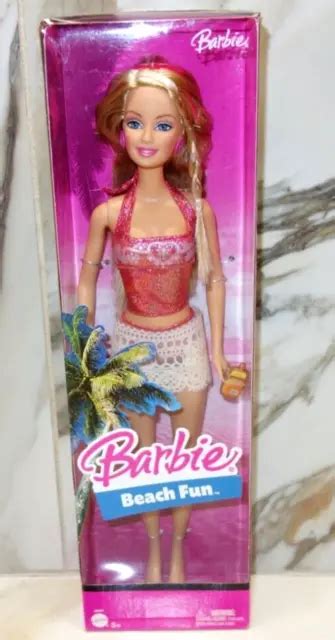 New In Box 2005 Mattel Beach Fun Barbie Doll J0697 36 90 Picclick