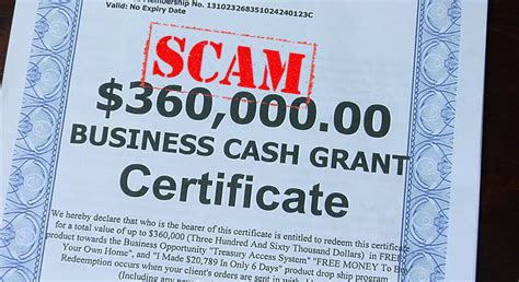 Government Grant Scams Investment Watch