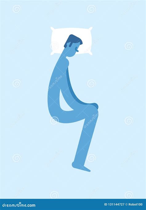 Man Sleep Guy Are Sleeping Stock Vector Illustration Of Male