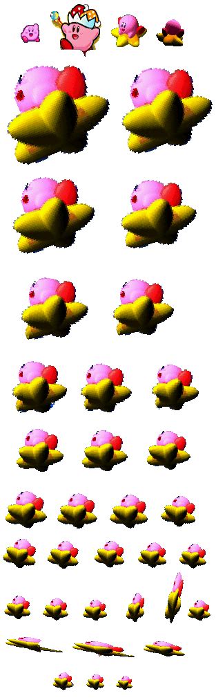Kirby Super Star Kirby Sprites