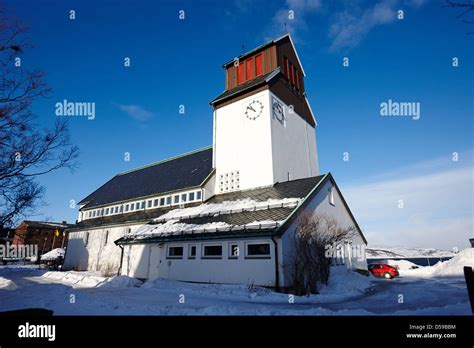 Kirkenes Kirke Kirche Finnmark Norwegen Europa Stockfotografie Alamy