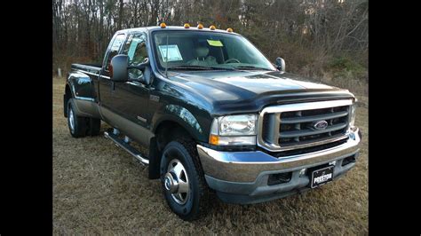 2003 Ford F350 DUALLY DIESEL 4WD LOW MILES!!! MARYLAND USED CAR SALE # C400117B - YouTube