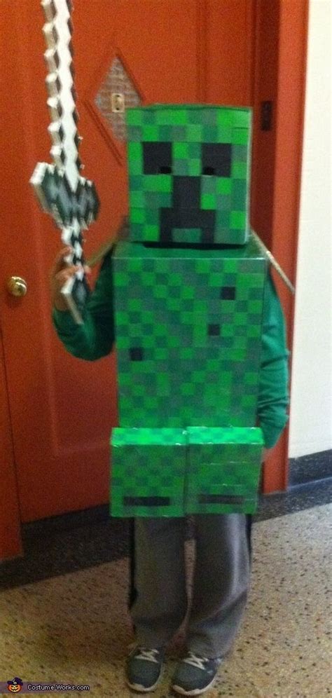 Minecraft Creeper Halloween Costume Contest At Costume Creeper Costume Minecraft