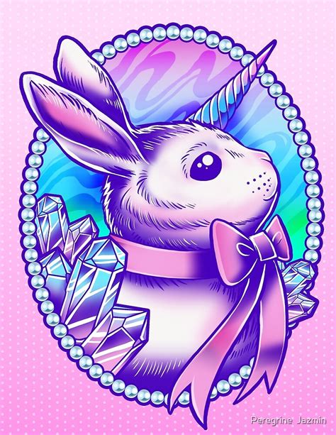 Unicorn Bunny By Peregrine Jazmin Redbubble