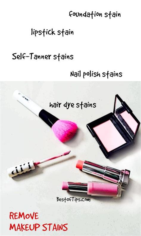 Tips To Remove Makeup Stains Remove Makeup Stains Makeup Remover