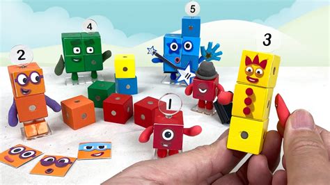 Diy Numberblocks Toys Magnetic Cubes Poseable Figures Keiths Toy