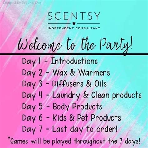 Welcome To The Party Scentsy Online Party Scentsy Facebook Party